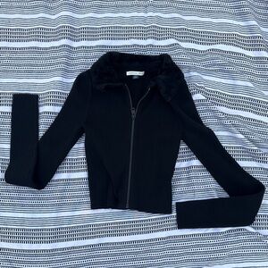 American Eagle Cropped Sweater Jacket